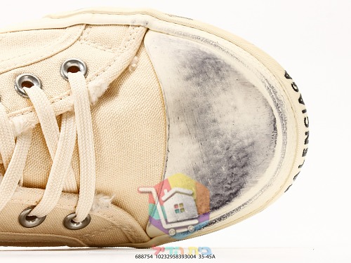נעלי Balenciaga Paris Low Top עם גרפיטי בשני גוונים 1