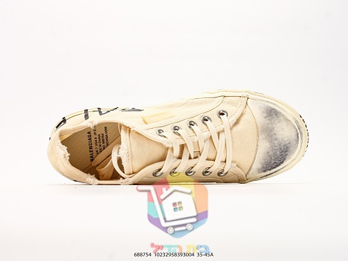 נעלי Balenciaga Paris Low Top עם גרפיטי בשני גוונים 6