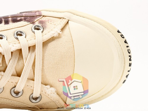 נעלי Balenciaga Paris Low Top עם גרפיטי בשני גוונים 10