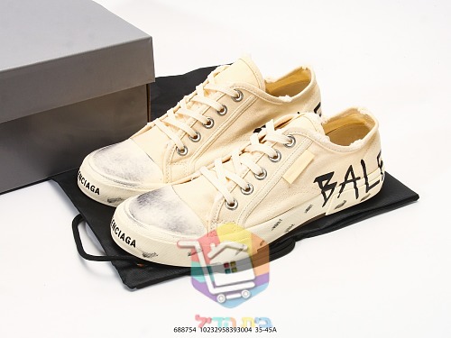 נעלי Balenciaga Paris Low Top עם גרפיטי בשני גוונים 21