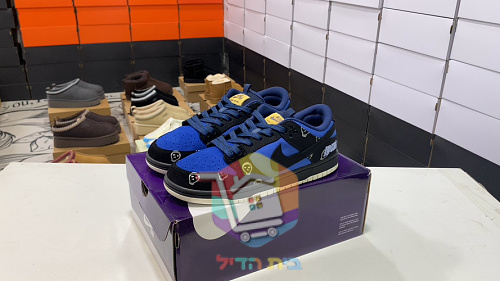 נעלי סקייט Nike SB Dunk Low שחור, כחול רויאל 9