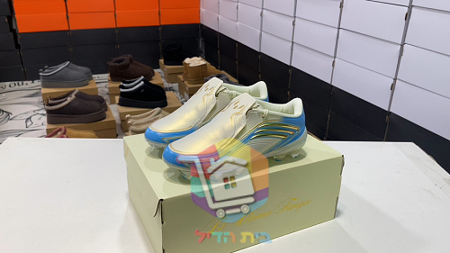 נעלי כדורגל adidas F50 Elite Messi FG שנהב, כחול 9