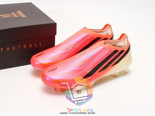 נעלי כדורגל adidas F50 Hyperfast Elite Laceless FG בשני גוונים 2