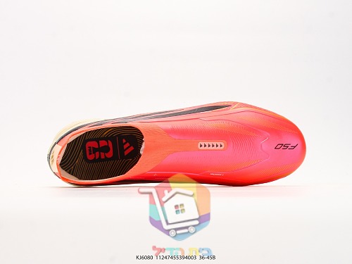 נעלי כדורגל adidas F50 Hyperfast Elite Laceless FG בשני גוונים 8