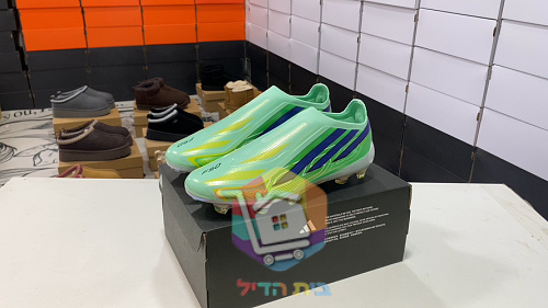 נעלי כדורגל adidas F50 Hyperfast Elite Laceless FG בשני גוונים 11