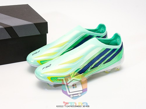 נעלי כדורגל adidas F50 Hyperfast Elite Laceless FG בשני גוונים 12