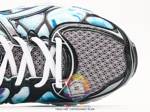 נעלי ריצה ASICS Gel-Nimbus 16 שחור, תכלת 1