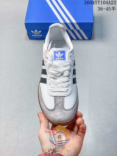 נעלי adidas Samba OG לבן, שחור 5