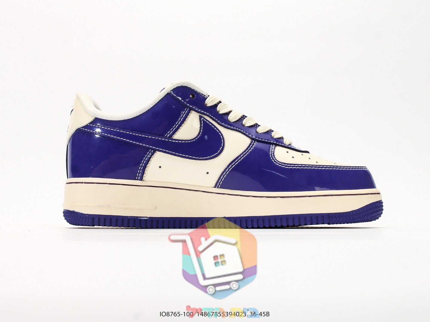 נעלי NIGO x Nike Air Force 1 Low שנהב, כחול