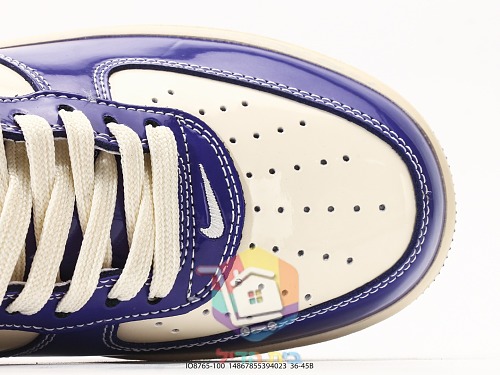 נעלי NIGO x Nike Air Force 1 Low שנהב, כחול 2