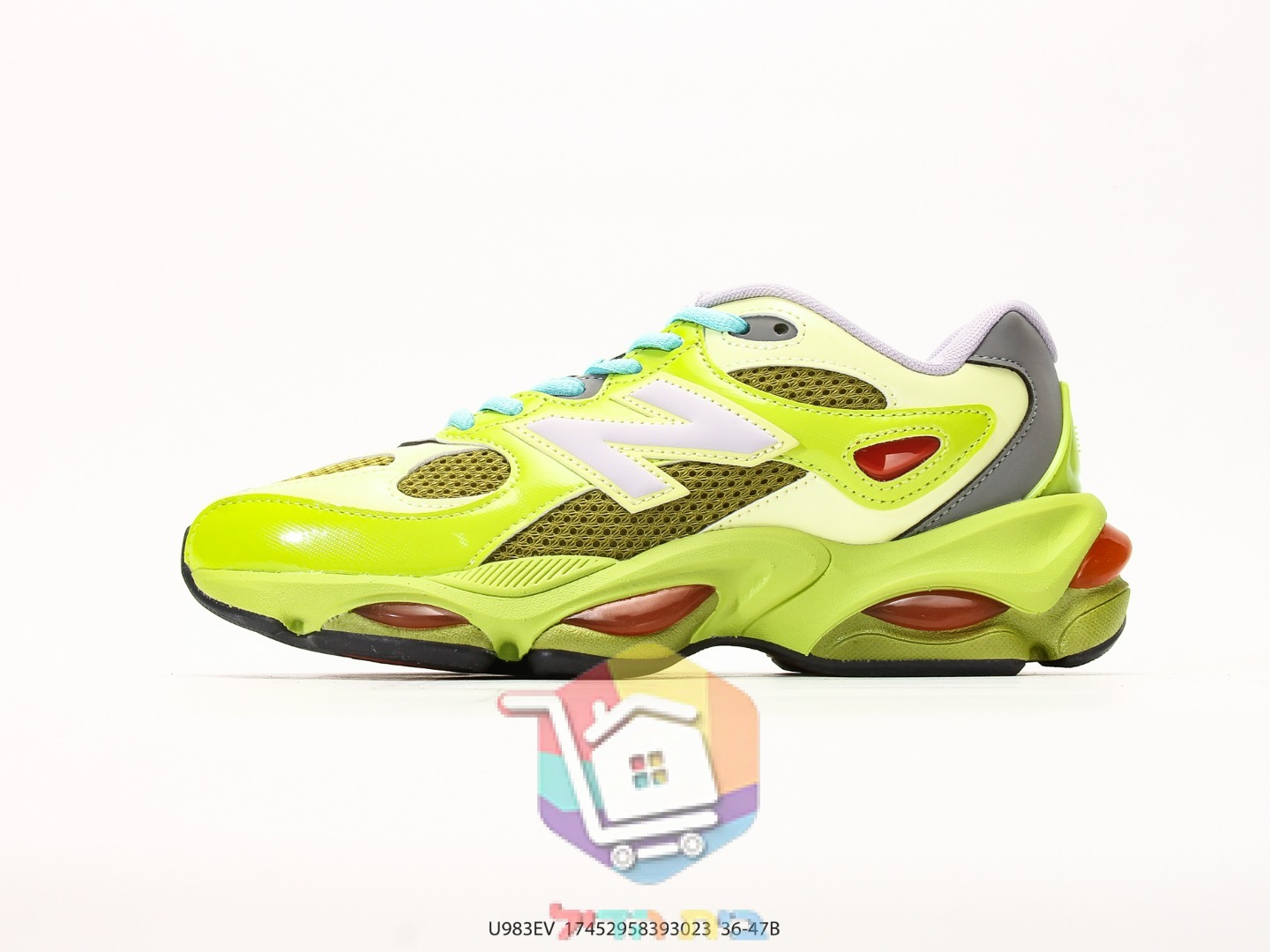 נעלי New Balance 983 צהוב, אדום
