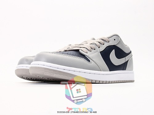 נעלי סניקרס Air Jordan 1 Low בשני גוונים 5