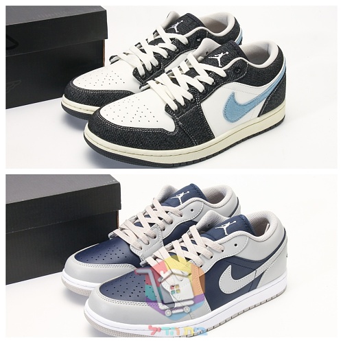 נעלי סניקרס Air Jordan 1 Low בשני גוונים 21