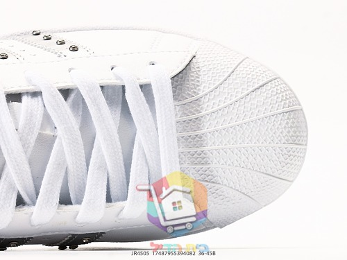 נעלי adidas Superstar II ורוד, לבן 12
