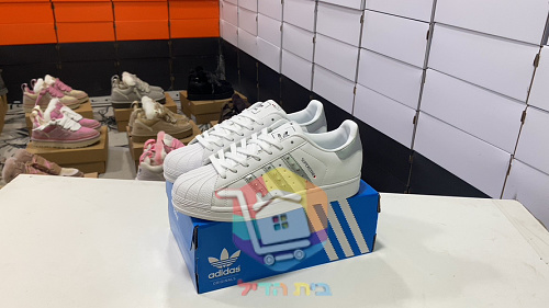 נעלי adidas Superstar II ורוד, לבן 20
