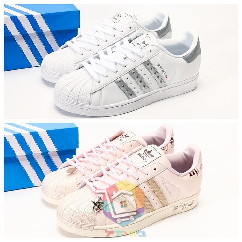נעלי adidas Superstar II ורוד, לבן 21