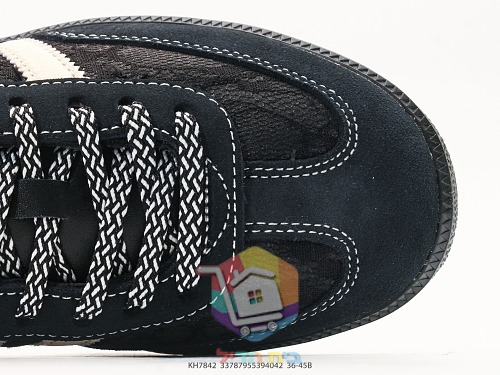 נעלי adidas Samba OG בד תחרה שחור, שמנת 2