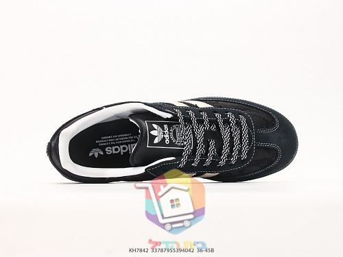 נעלי adidas Samba OG בד תחרה שחור, שמנת 7