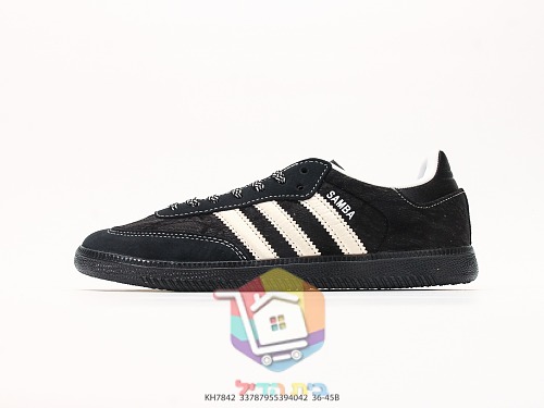 נעלי adidas Samba OG בד תחרה שחור, שמנת 9