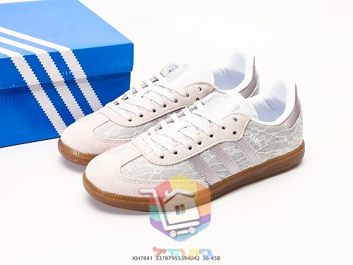 נעלי adidas Samba OG בד תחרה שחור, שמנת 11