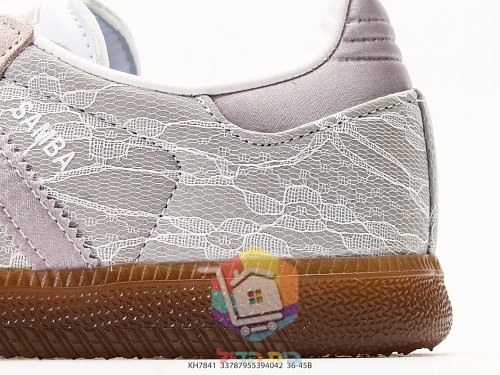 נעלי adidas Samba OG בד תחרה שחור, שמנת 13