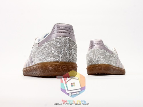 נעלי adidas Samba OG בד תחרה שחור, שמנת 14