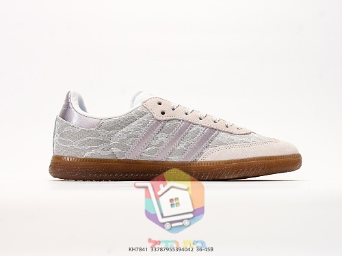 נעלי adidas Samba OG בד תחרה שחור, שמנת 18