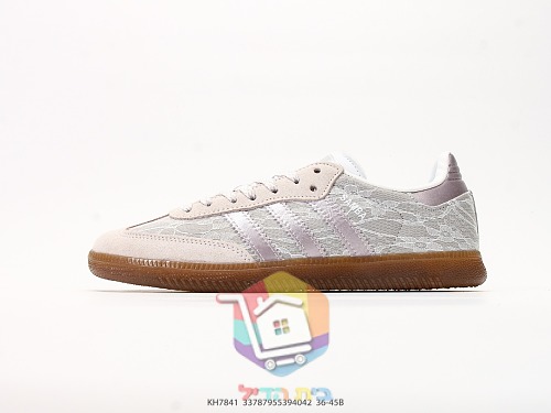 נעלי adidas Samba OG בד תחרה שחור, שמנת 19