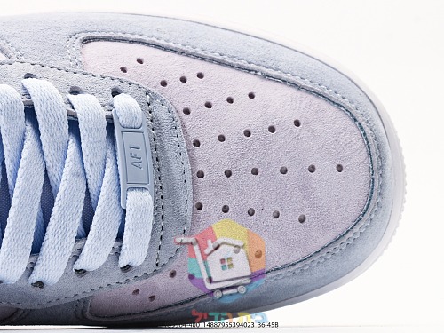 נעלי Nike Air Force 1 Low זמש תכלת 2