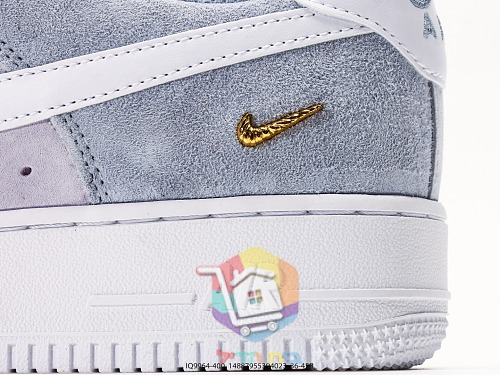 נעלי Nike Air Force 1 Low זמש תכלת 3
