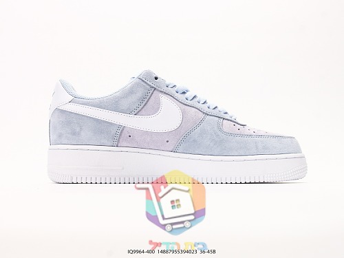 נעלי Nike Air Force 1 Low זמש תכלת 7