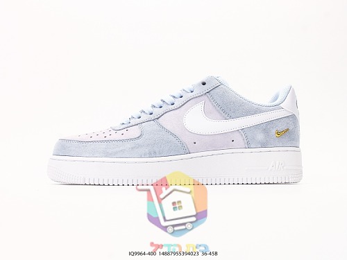 נעלי Nike Air Force 1 Low זמש תכלת 8