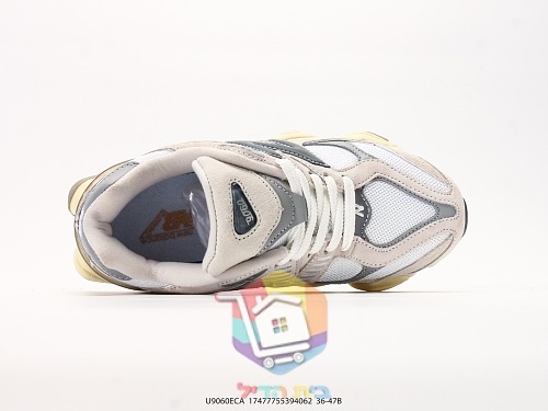 נעלי New Balance 9060 שמנת, צהוב, בורדו, שחור 7