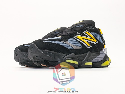 נעלי New Balance 9060 שמנת, צהוב, בורדו, שחור 15