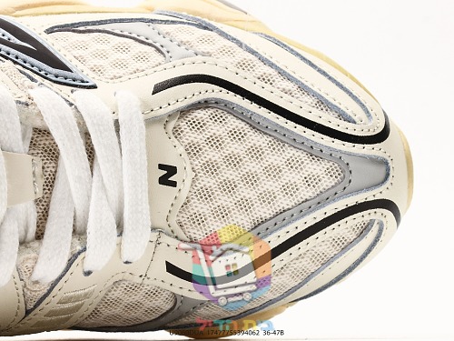 נעלי New Balance 9060 שמנת, ורוד, לבן, כחול 2