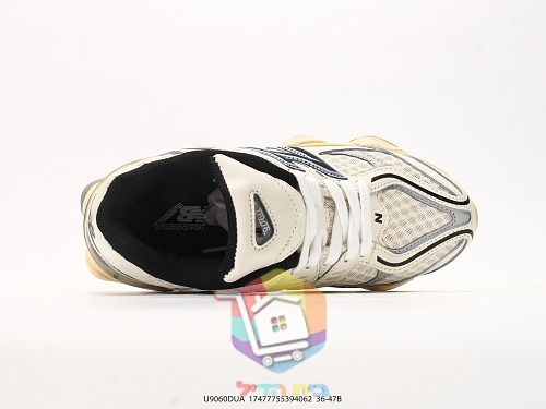 נעלי New Balance 9060 שמנת, ורוד, לבן, כחול 7