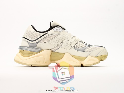 נעלי New Balance 9060 שמנת, ורוד, לבן, כחול 8