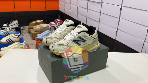 נעלי New Balance 9060 שמנת, ורוד, לבן, כחול 10