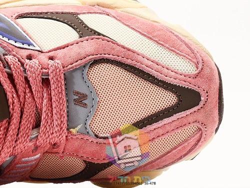 נעלי New Balance 9060 שמנת, ורוד, לבן, כחול 12