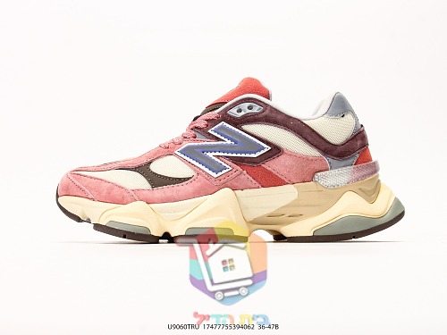 נעלי New Balance 9060 שמנת, ורוד, לבן, כחול 19