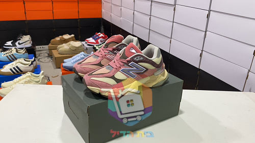 נעלי New Balance 9060 שמנת, ורוד, לבן, כחול 20