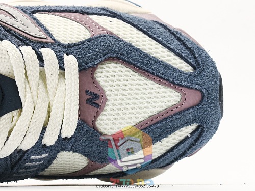 נעלי New Balance 9060 שמנת, ורוד, לבן, כחול 32