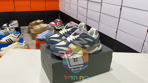 נעלי New Balance 9060 שמנת, ורוד, לבן, כחול 40