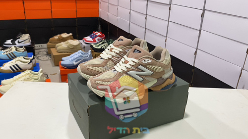 נעלי New Balance 9060 חום, כסף, שמנת 10