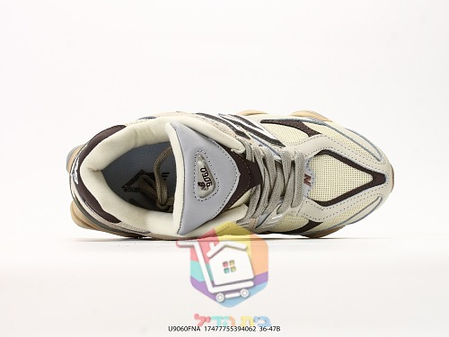 נעלי New Balance 9060 שמנת, שחור, חום, לבן 27