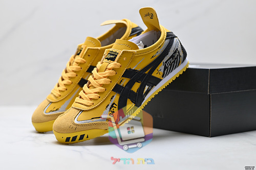 נעלי Onitsuka Tiger Mexico 66 צהוב עם הדפס גרפי 4
