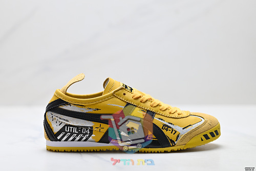 נעלי Onitsuka Tiger Mexico 66 צהוב עם הדפס גרפי 5