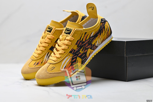 נעלי Onitsuka Tiger Mexico 66 צהוב עם הדפס גרפי 6