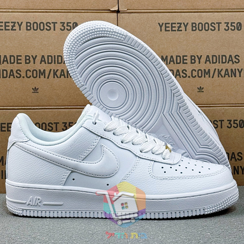 נעלי Nike Air Force 1 Low לבן מלא 8