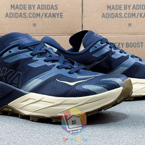 נעלי שטח HOKA Speedgoat 7 כחול, שמנת 3